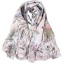 Amazon | [Euyqs] レディース ビンテージ ストール 大判 厚手 マフラー